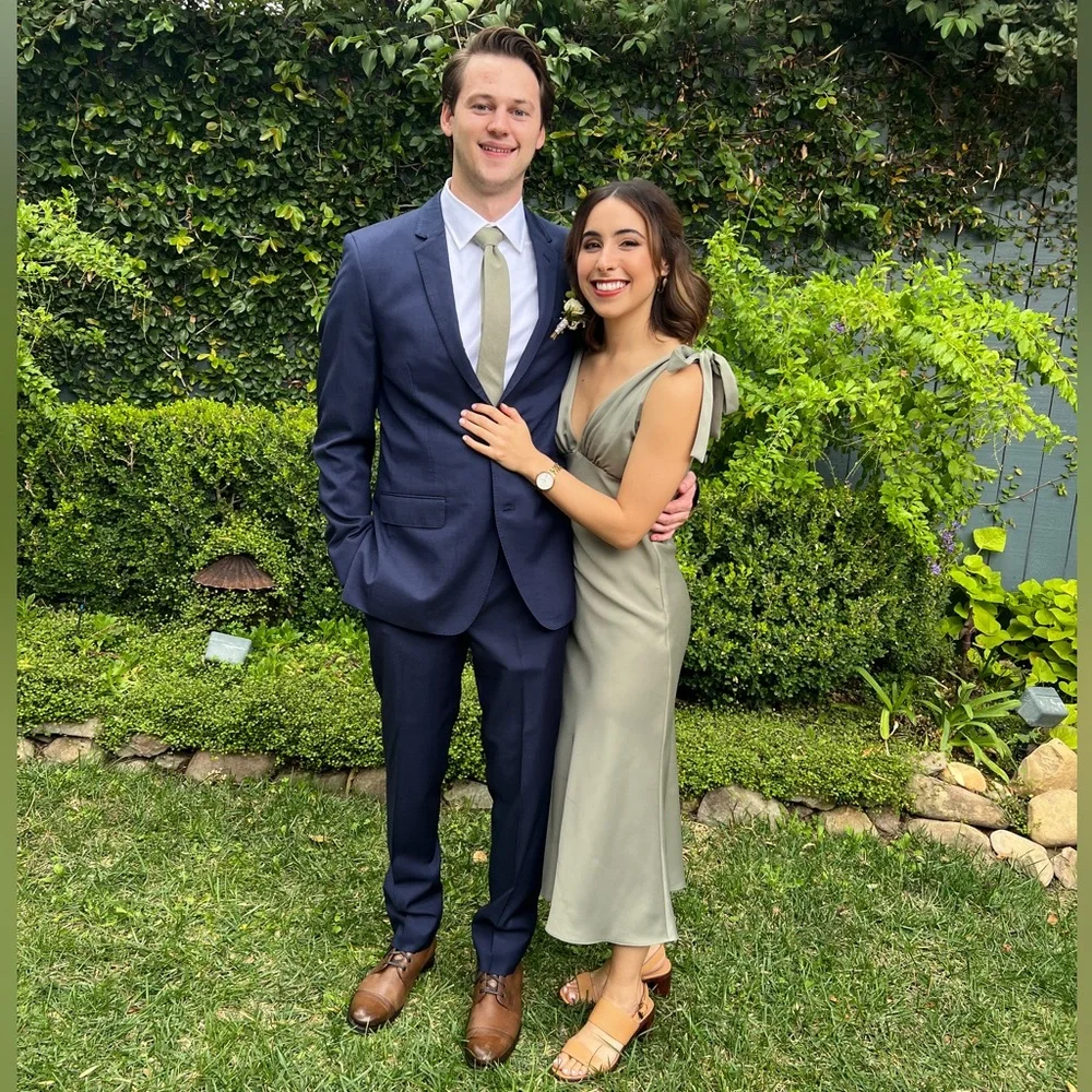 BHLDN Hudson Satin Dress (Bridesmaid) - Picture 1 of 7